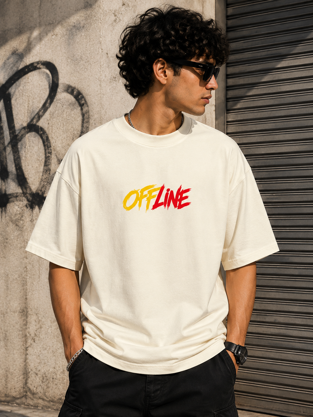 OFFLINE OVERSIZE PREMIUM T-SHIRT|ZENVIBE