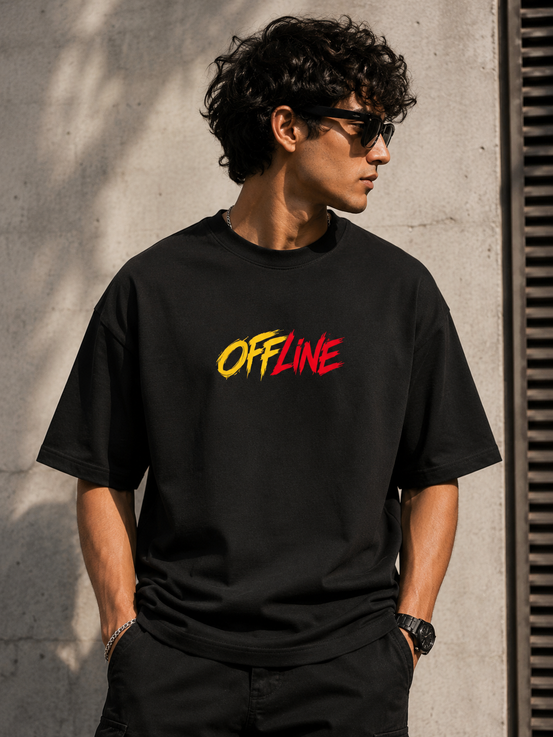 OFFLINE OVERSIZE PREMIUM T-SHIRT|ZENVIBE