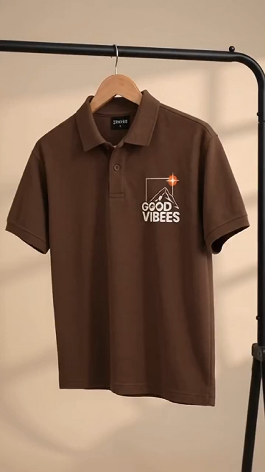 GOOD VIBEES PREMIUM MEN'S POLO |ZENVIBE