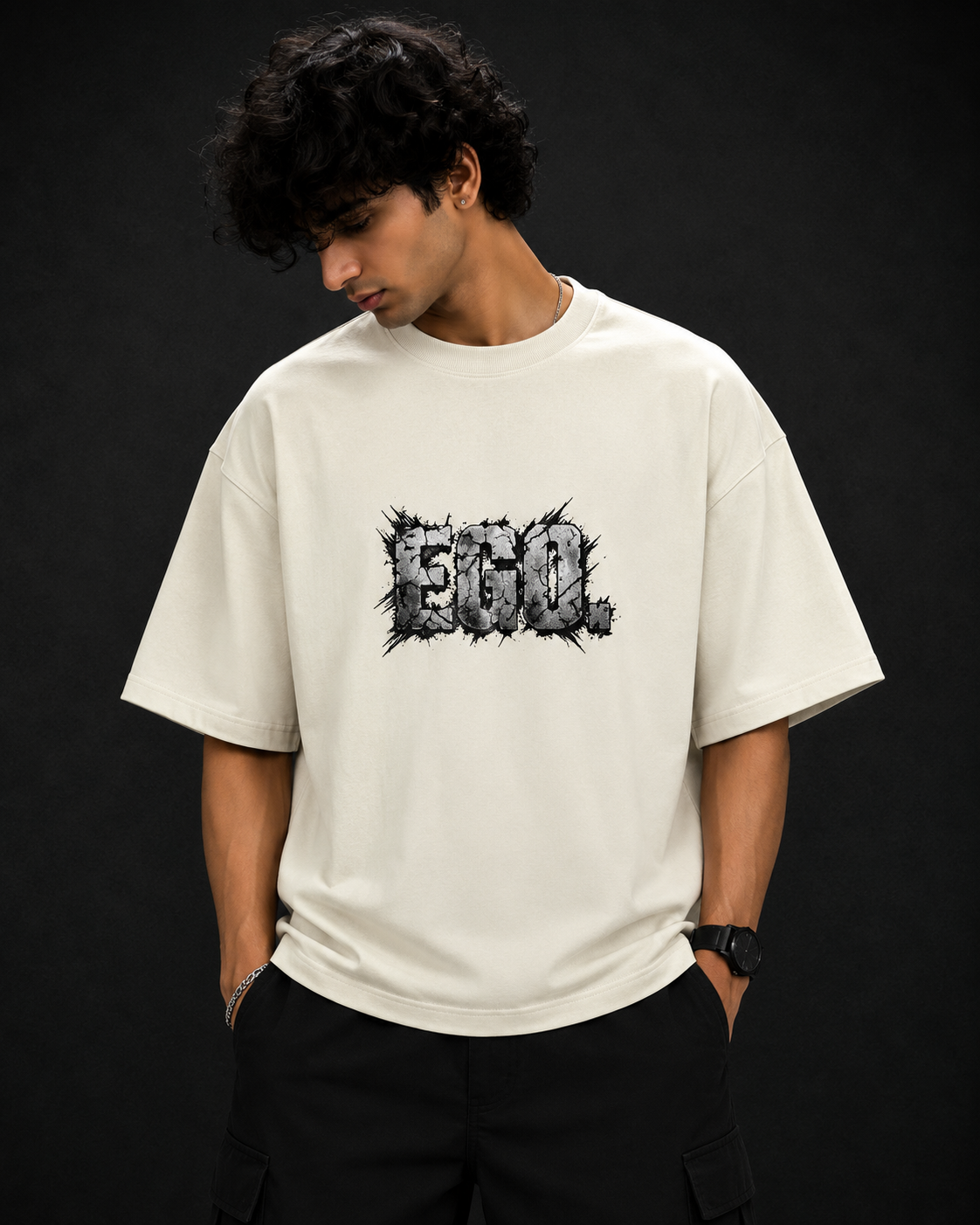 EGO OVERSIZE PREMIUM T-SHIRT|ZENVIBE