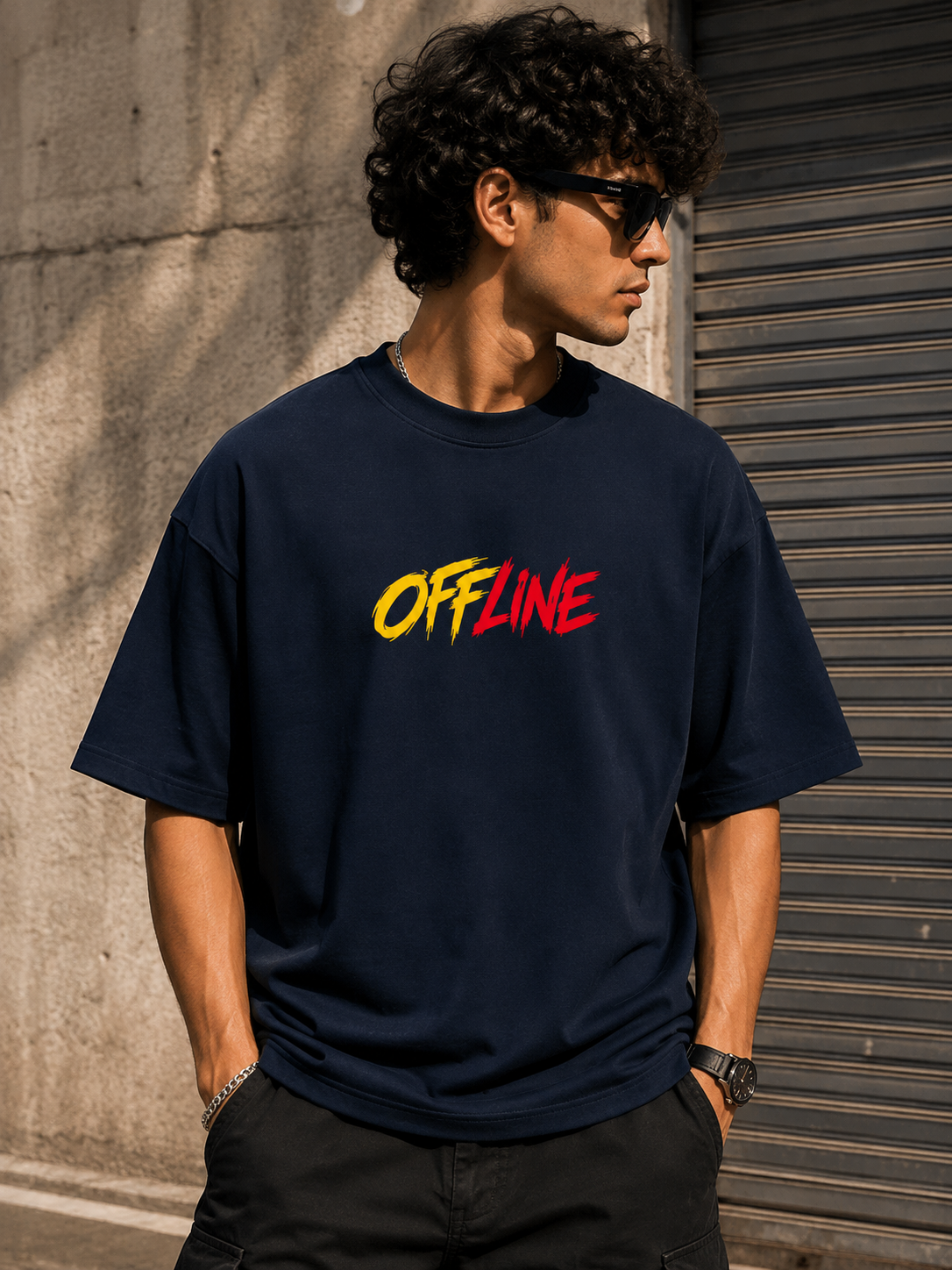 OFFLINE OVERSIZE PREMIUM T-SHIRT|ZENVIBE