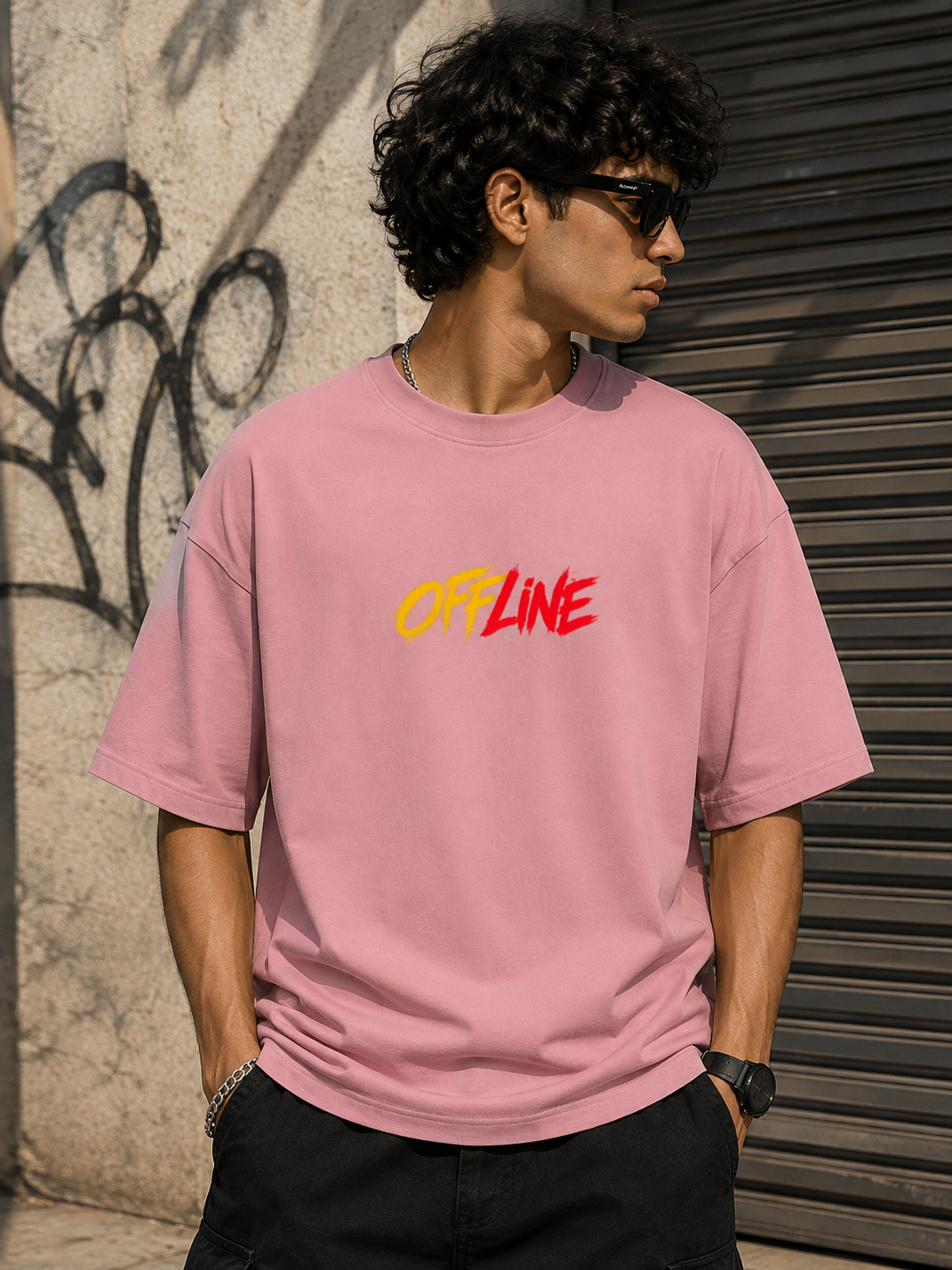 OFFLINE OVERSIZE PREMIUM T-SHIRT|ZENVIBE