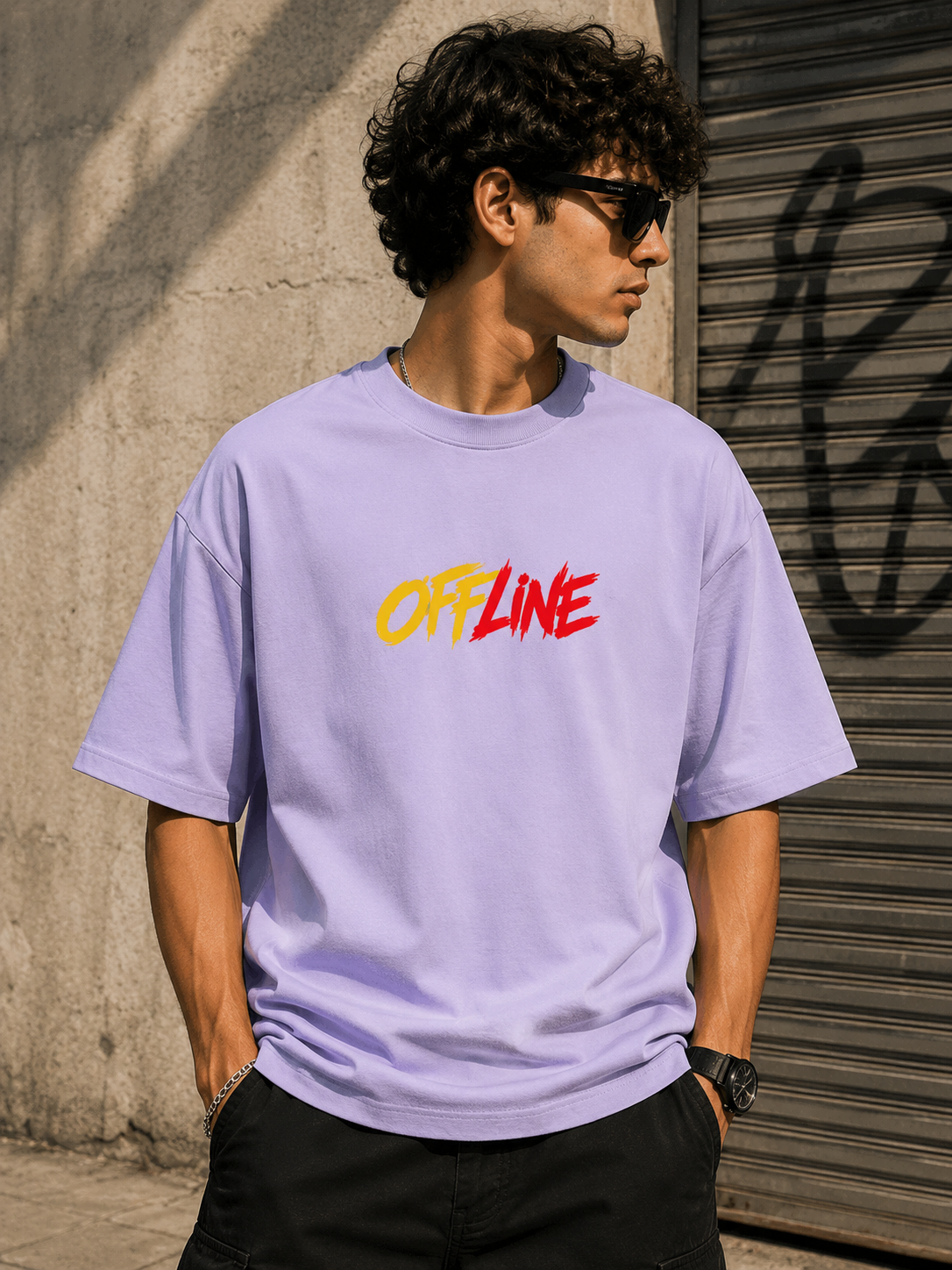 OFFLINE OVERSIZE PREMIUM T-SHIRT|ZENVIBE
