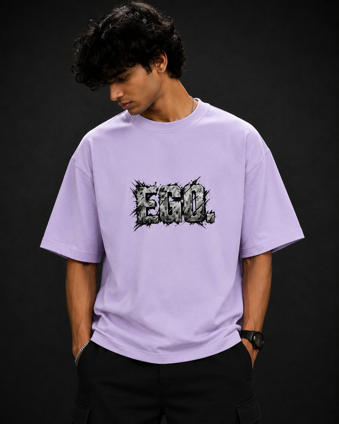 EGO OVERSIZE PREMIUM T-SHIRT|ZENVIBE